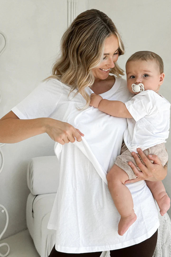 Me And You Nursing Tee | Bae The Label | Maternity Tops Canada