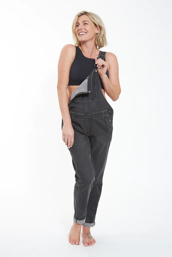 Denim Overalls | Black | Ripe Maternity | CARRY | Maternity Jeans Canada