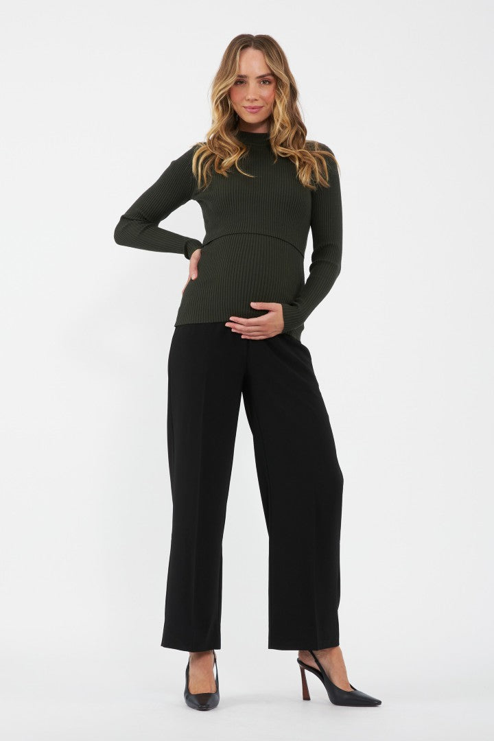 Lift Up Maternity & Nursing Knit (Ivy) | Ripe Maternity Canada