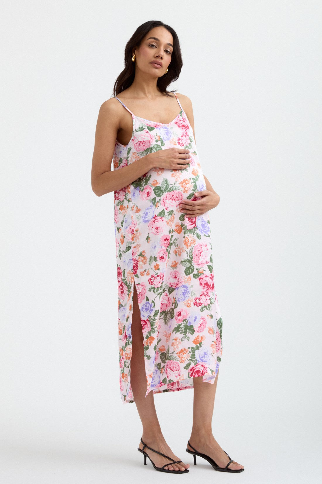 Ophelia Nursing Slip Dress | CARRY Maternity | Maternity & Nursing Dresses Canada