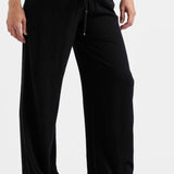 Marlow Shirred Maternity Pant (Black) | Ripe Maternity