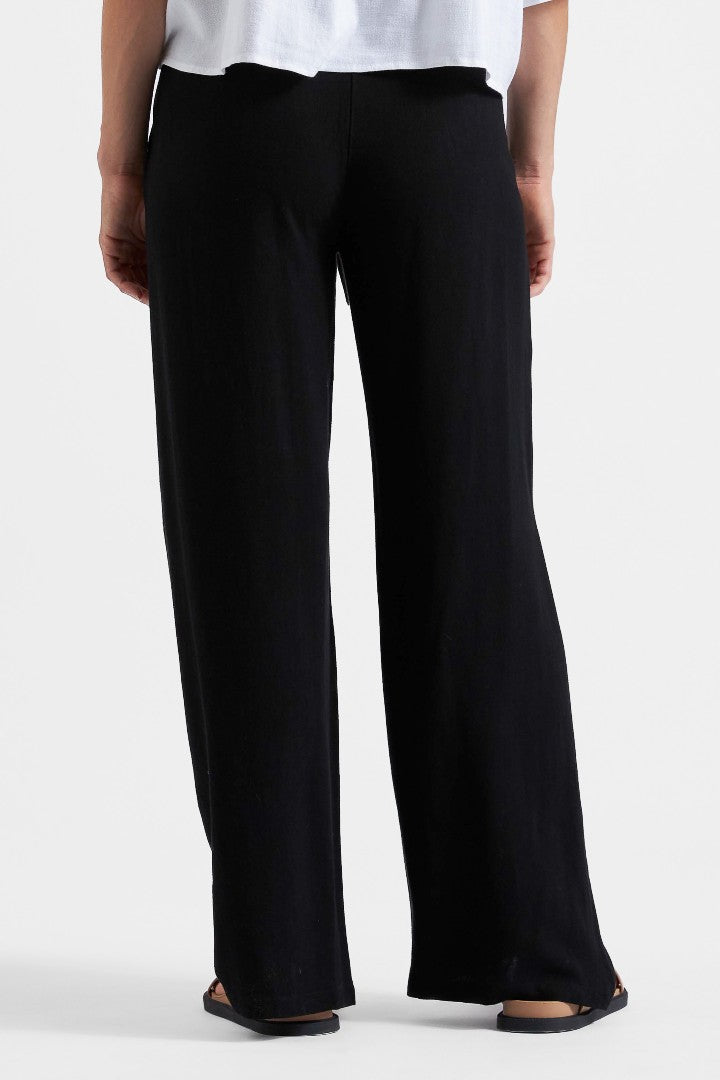 Marlow Shirred Maternity Pant (Black) | Ripe Maternity