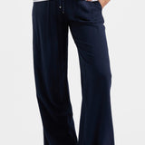 Marlow Shirred Maternity Pant (Navy) | Ripe Maternity