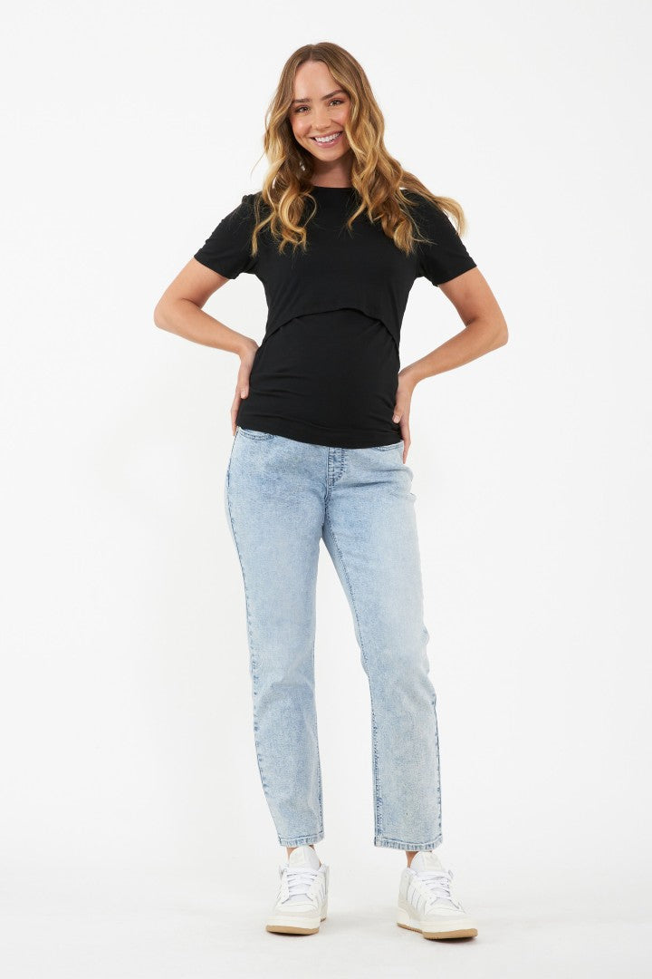 Organic Nursing Tee | Ripe Maternity | Maternity Tops | Nursing Tops | Maternity Store Canada