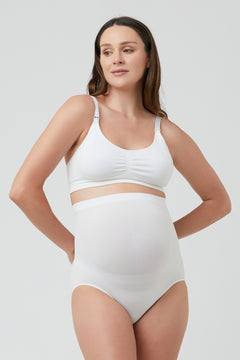 Seamless Nursing Bra (White) | Ripe Maternity