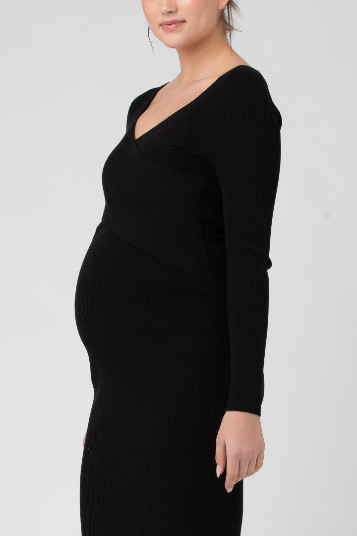 Sadie Rib Knit Maternity & Nursing Dress | Ripe | CARRY | Maternity Store | Toronto Canada