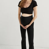 The Ultimate Before, During And After Crop Flare | HATCH Collection | Maternity Pants Canada