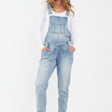 Pale Blue Denim Maternity Overalls | Ripe Maternity | CARRY | Maternity Store | Toronto Canada