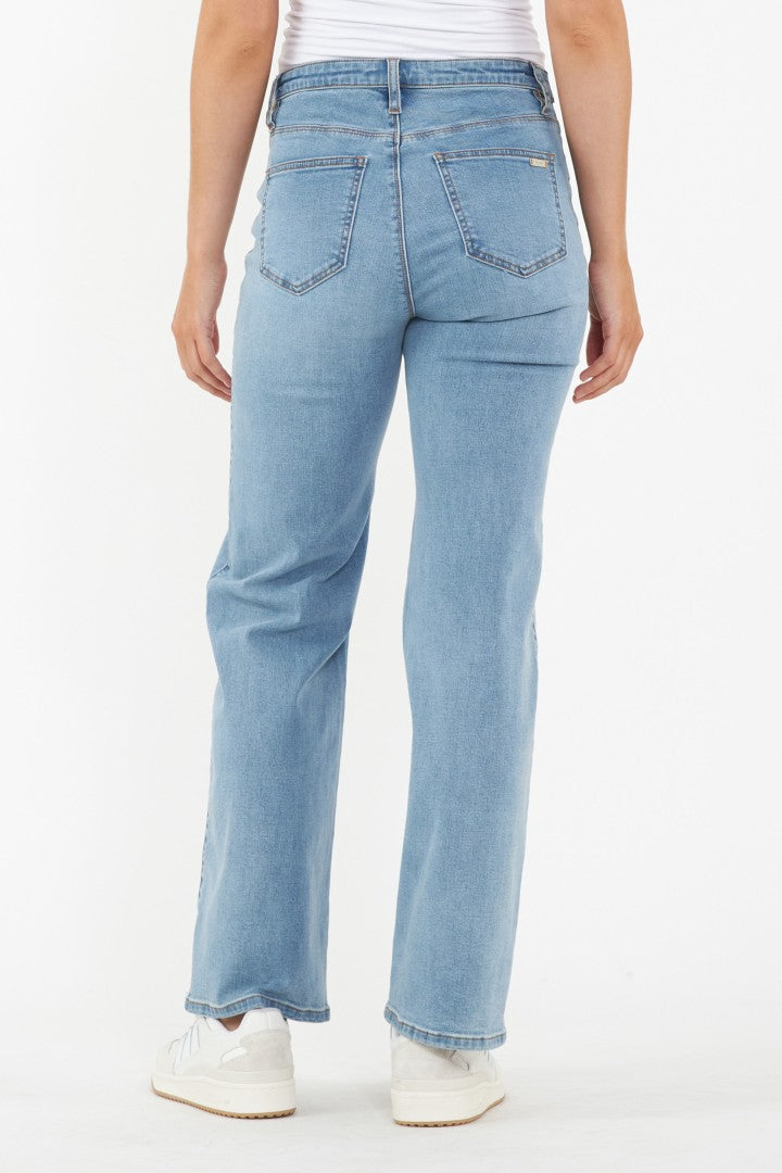 Kyle Light Blue Wide Leg Maternity Jeans | Ripe | CARRY | Toronto Canada