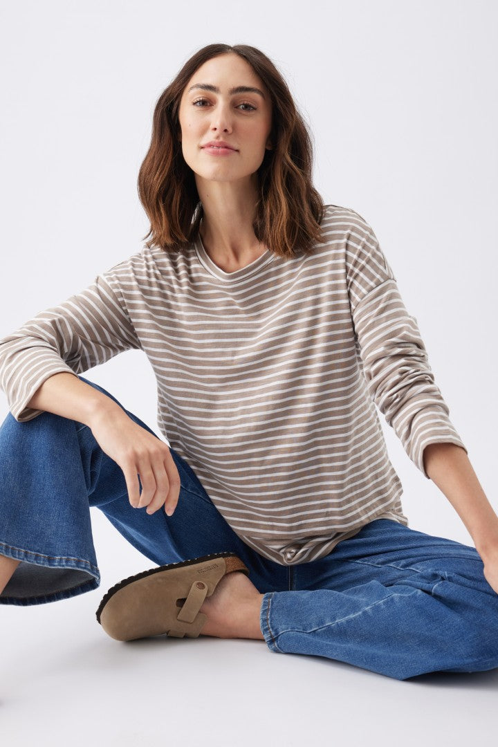 Kyle Wide Leg Maternity Jeans (True Blue) | Ripe Maternity