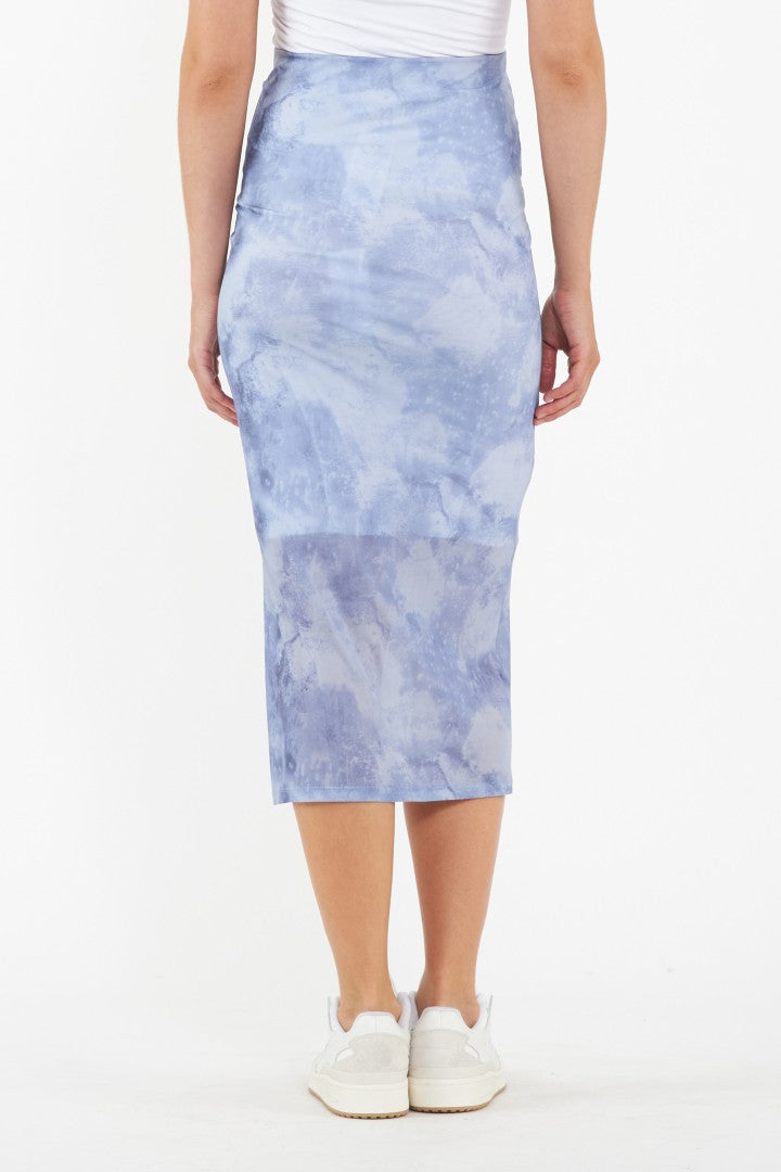 Marni Mesh Skirt with tie dye print | Ripe Maternity