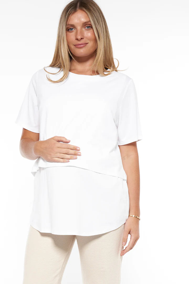Me And You Nursing Tee | Bae The Label | Maternity Tops Canada