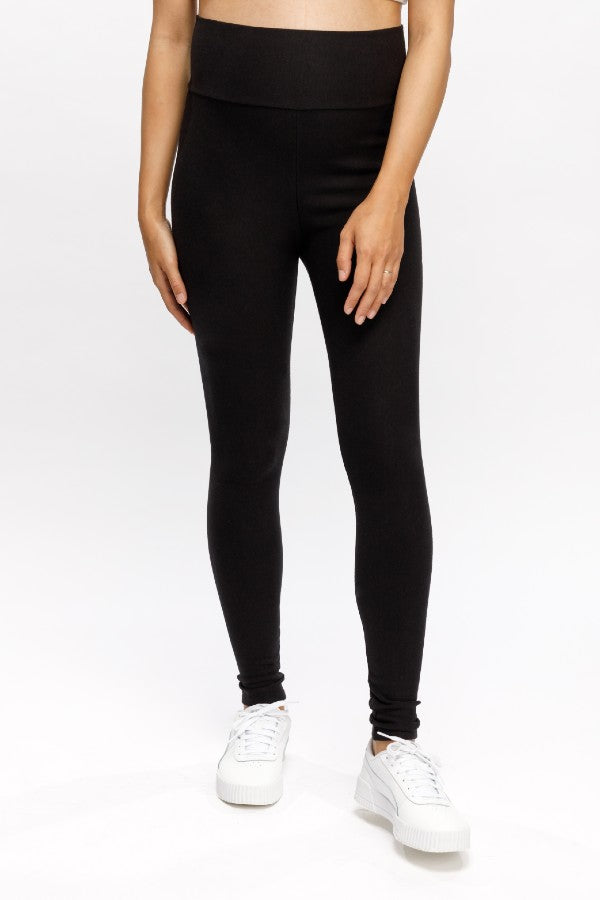 Cozy Fleece Black Maternity & Beyond Legging | CARRY | Toronto Canada