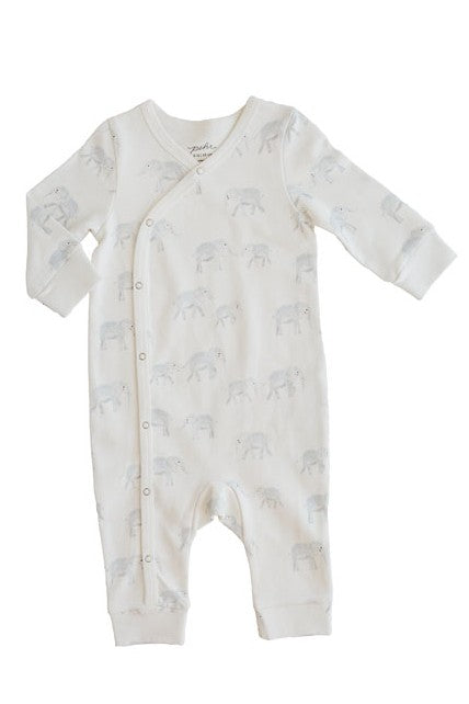 Follow Me Elephant Kimono Romper | Pehr | CARRY | Toronto Canada