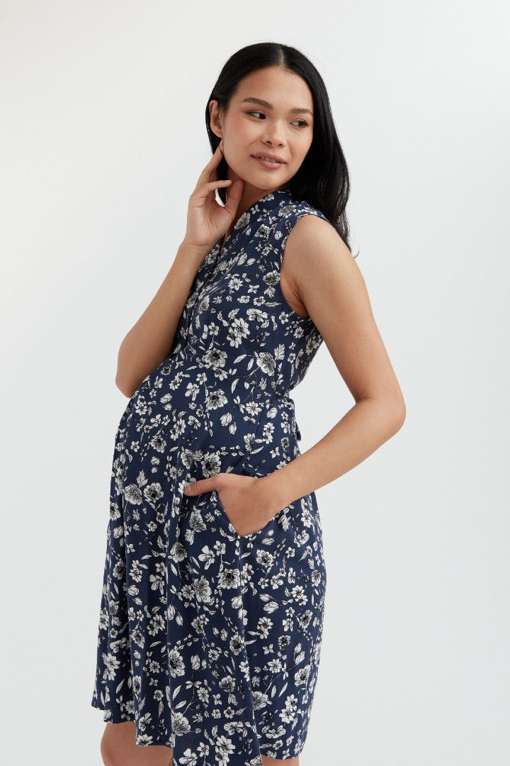 Floral maternity top - Bumpy Maternity Wear
