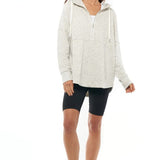 Run With Me Grey Fleck Maternity & Nursing Hoodie | Bae The Label | CARRY | Toronto Canada