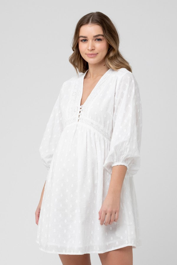 Birthing Gown, Nursing Gown, Maternity Gown, Labor Gown, Hospital Gown,  Linen Nightgown, Linen Nightdress, White -  Canada