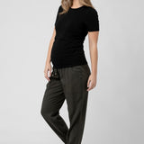 Off Duty Olive Tencel Maternity Pant | Ripe Maternity | CARRY | Toronto Canada