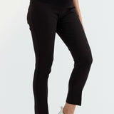 Tencel Slim Fit Ankle Maternity Pant | Black | CARRY Maternity | Maternity Pants Canada