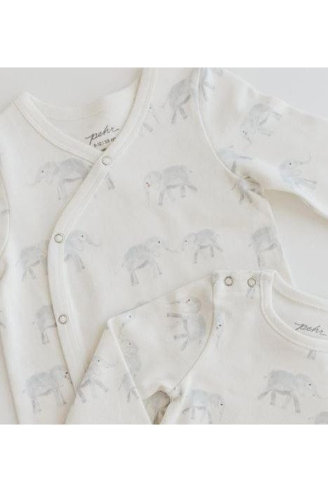 Follow Me Elephant Kimono Romper | Pehr | CARRY | Toronto Canada