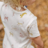 Short Sleeve Henley Romper