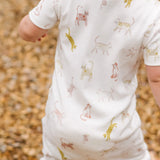 Short Sleeve Henley Romper