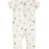 Short Sleeve Henley Romper