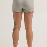 Soft Modal Rib Maternity Short (Grey) | CARRY