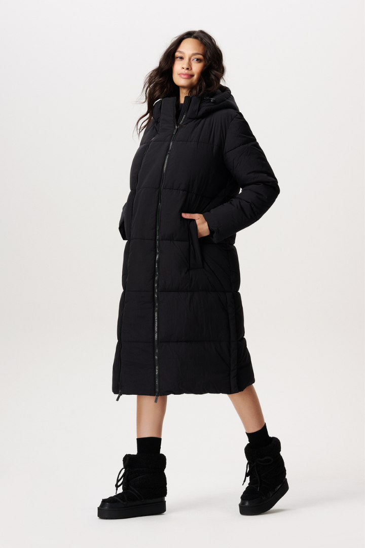 Teavu 3-in-1 Maternity Winter Coat (Black) | Noppies