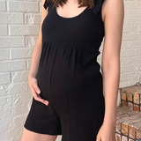 Breezy Gauze Maternity Romper | CARRY | Maternity Rompers and Jumpsuits Canada
