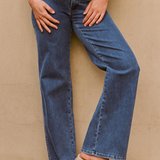 Kyle Wide Leg Maternity Jeans (True Blue) | Ripe Maternity