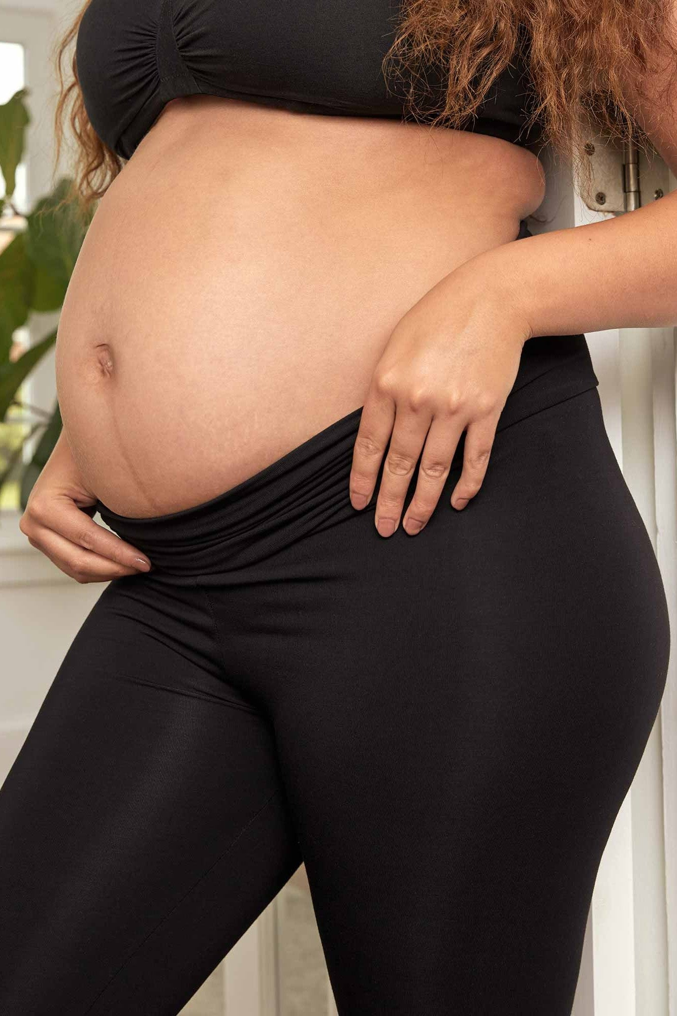 POSHDIVAH Women's Maternity Leggings Over The Belly Pregnancy Yoga Pants  Active Wear Workout Leggings 2pcs Black X-Small at Amazon Women's Clothing  store