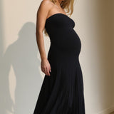 Faith Knit Evening Dress (Black) | Ripe Maternity