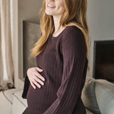 Dallas Rib Knit Nursing Top