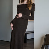 Tyla Off Shoulder Knit Dress
