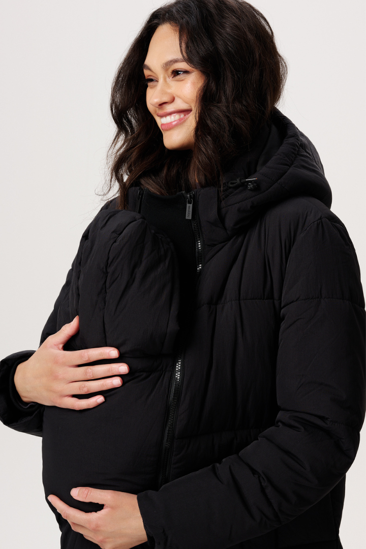 Teavu 3-in-1 Maternity Winter Coat (Black) | Noppies