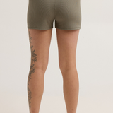 Soft Modal Rib Maternity Short (Khaki) | CARRY