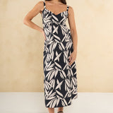 Aurora Cotton Midi Dress