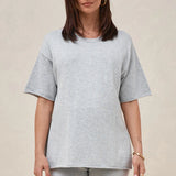 Cloud Nine Knit Tee (Grey Marle) | Bae The Label
