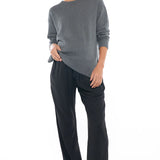 Maternity Knit Sweater (Charcoal) | Bae The Label Canada