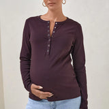 Whispers Long Sleeve Nursing Top