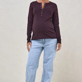 Whispers Long Sleeve Nursing Top
