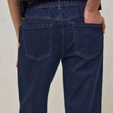 Day By Day Under Bump Wide Leg Jeans (Indigo) | Bae The Label
