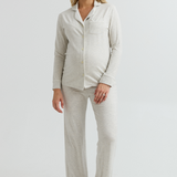 Shop Softest Pajamas For Lounging (Grey Mix) | Maternity PJs | CARRY