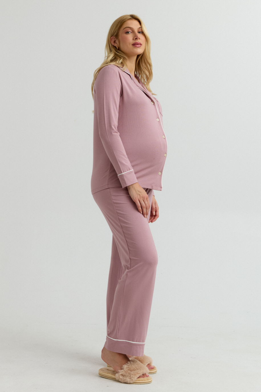 Shop Softest Pajamas For Lounging Peony Maternity PJs CARRY XL Peony