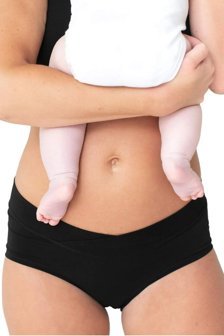 HUPOM Pregnancy Underwear For Women Underwear High Waist Leisure Belt Drop  Waist Brown XL