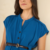 Belted Woven Dress