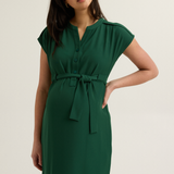 Belted Woven Dress