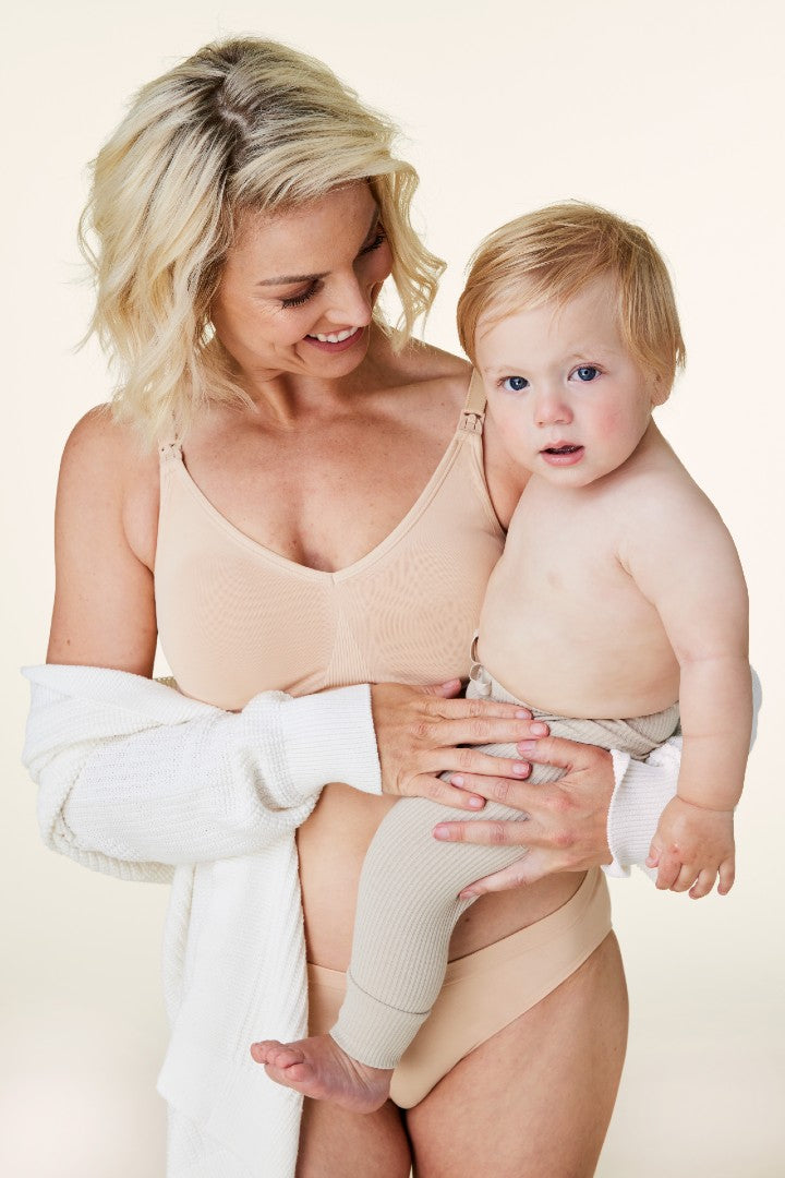 Bravado Designs Body Silk Seamless Nursing Bra for Breastfeeding, Wireless  Maternity Bra, Grey Orchid Sustainable Fabric, Large at  Women's  Clothing store