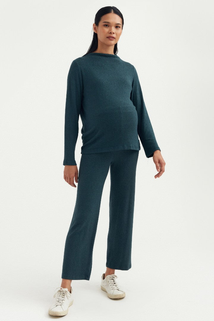 Butter-Soft Knit Wide-Leg Pant